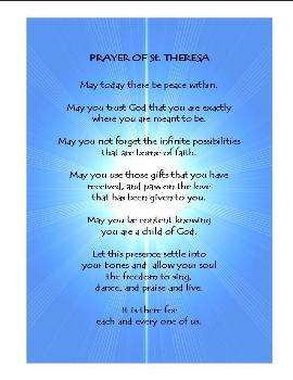 Prayer of St. Theresa