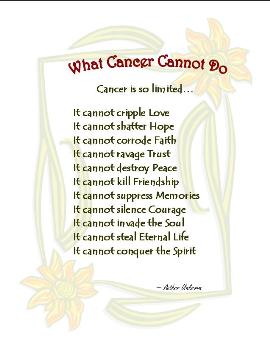 What cancer cannot do